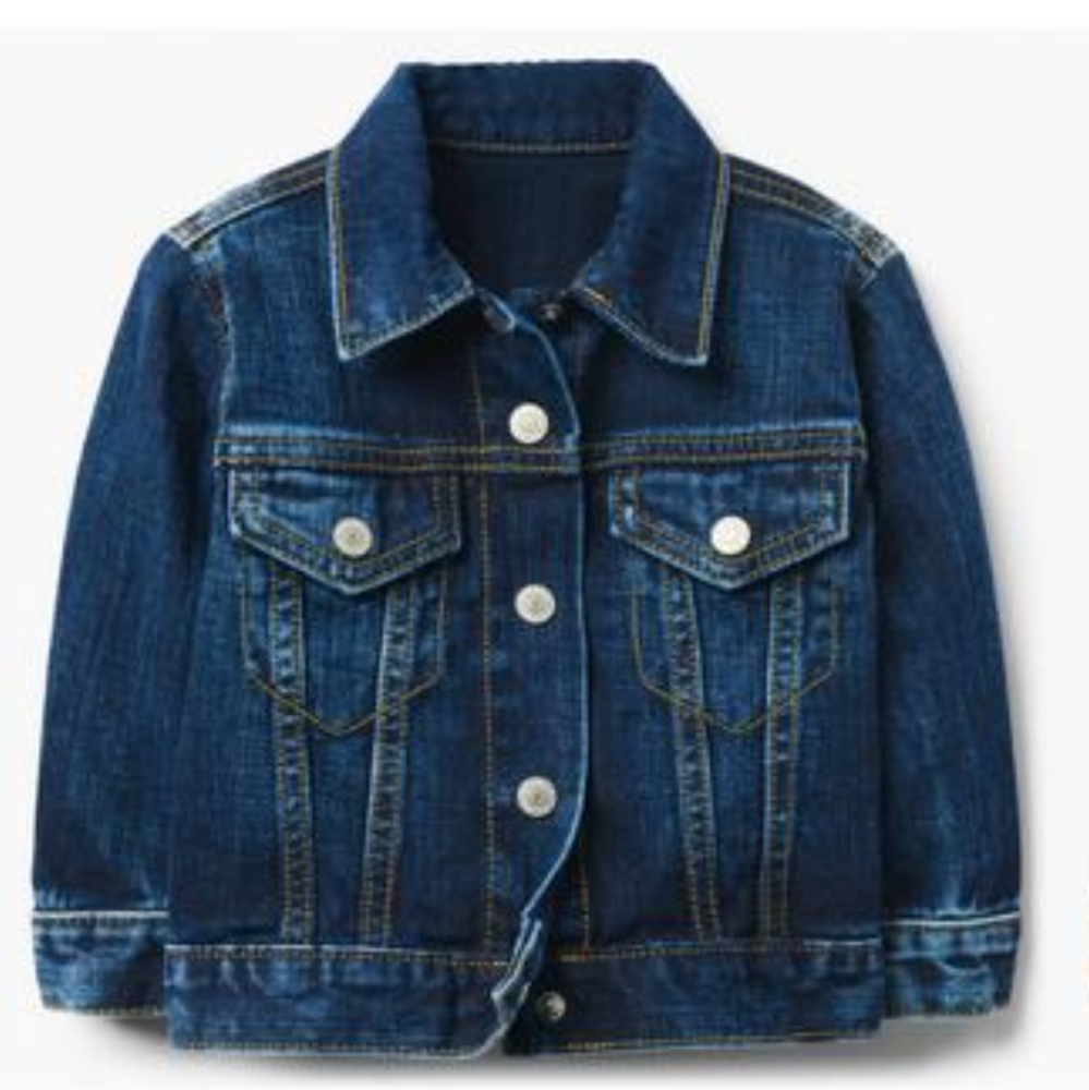 Gymboree Toddler Girls Blue Jean Jacket - Picture 1 of 11